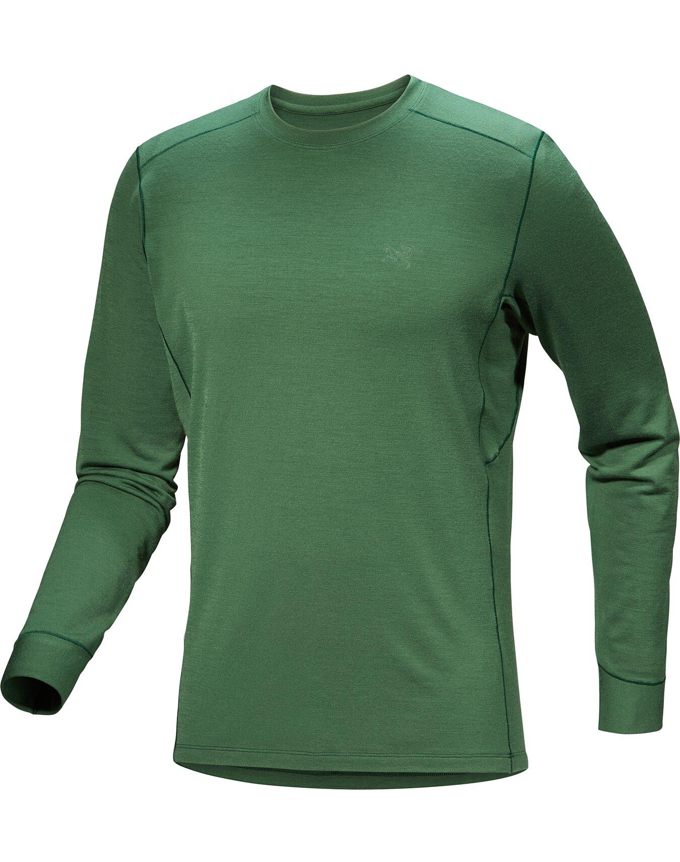 Rho Merino Wool Crew Neck LS Men's by ARC'TERYX