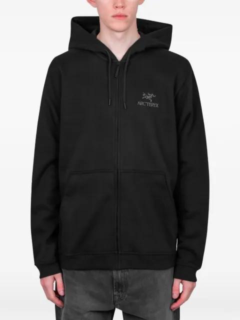 logo-embroidered zip-up hoodie by ARC'TERYX