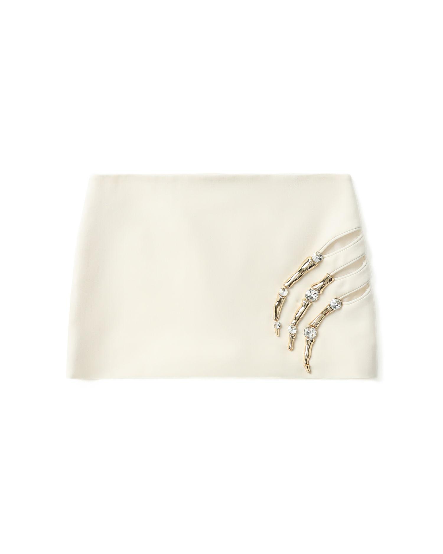 Claw cut-out mini skirt by AREA