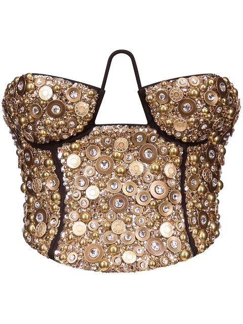 Cluster bustier by AREA