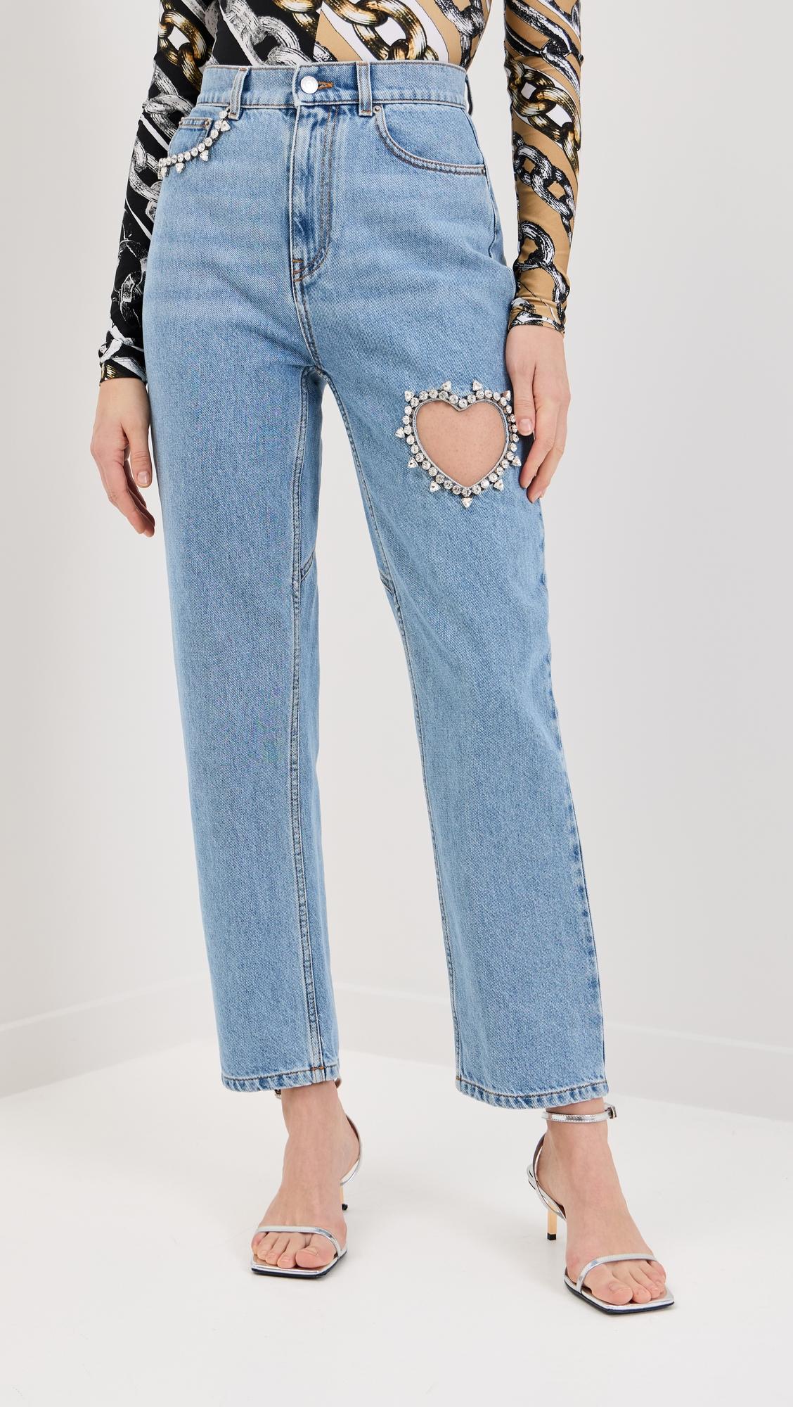 Crystal Heart Jeans by AREA