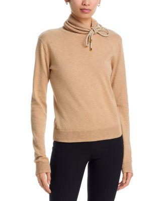 Crystal Knot Turtleneck Sweater by AREA