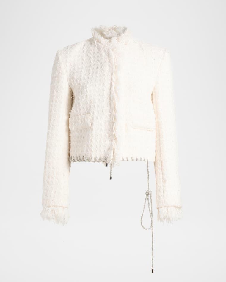Crystal Laced Tweed Lady Jacket by AREA