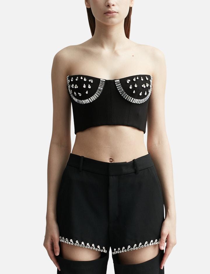 Crystal Watermelon Cup Bustier by AREA