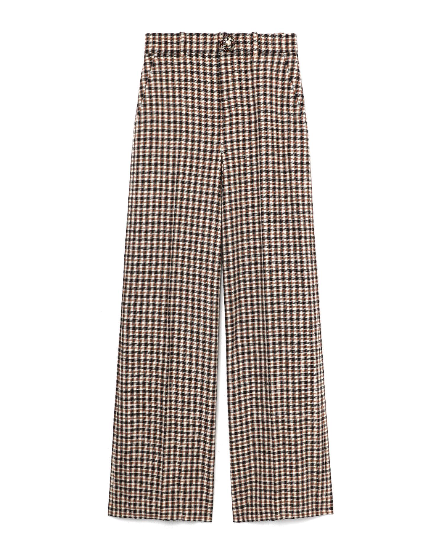 Crystal button trousers by AREA