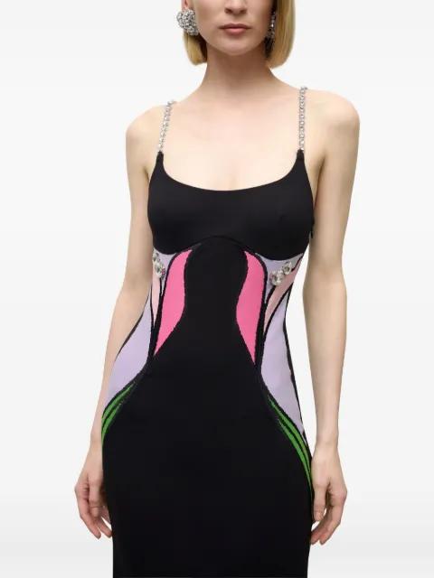 Lily flower-embellished midi dress by AREA