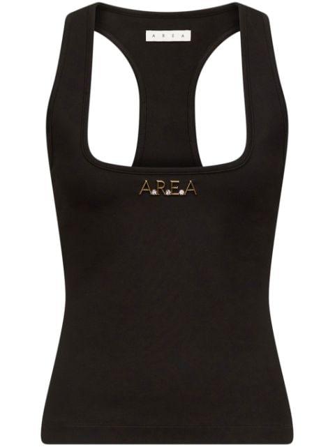 Nameplate racerback tank top by AREA