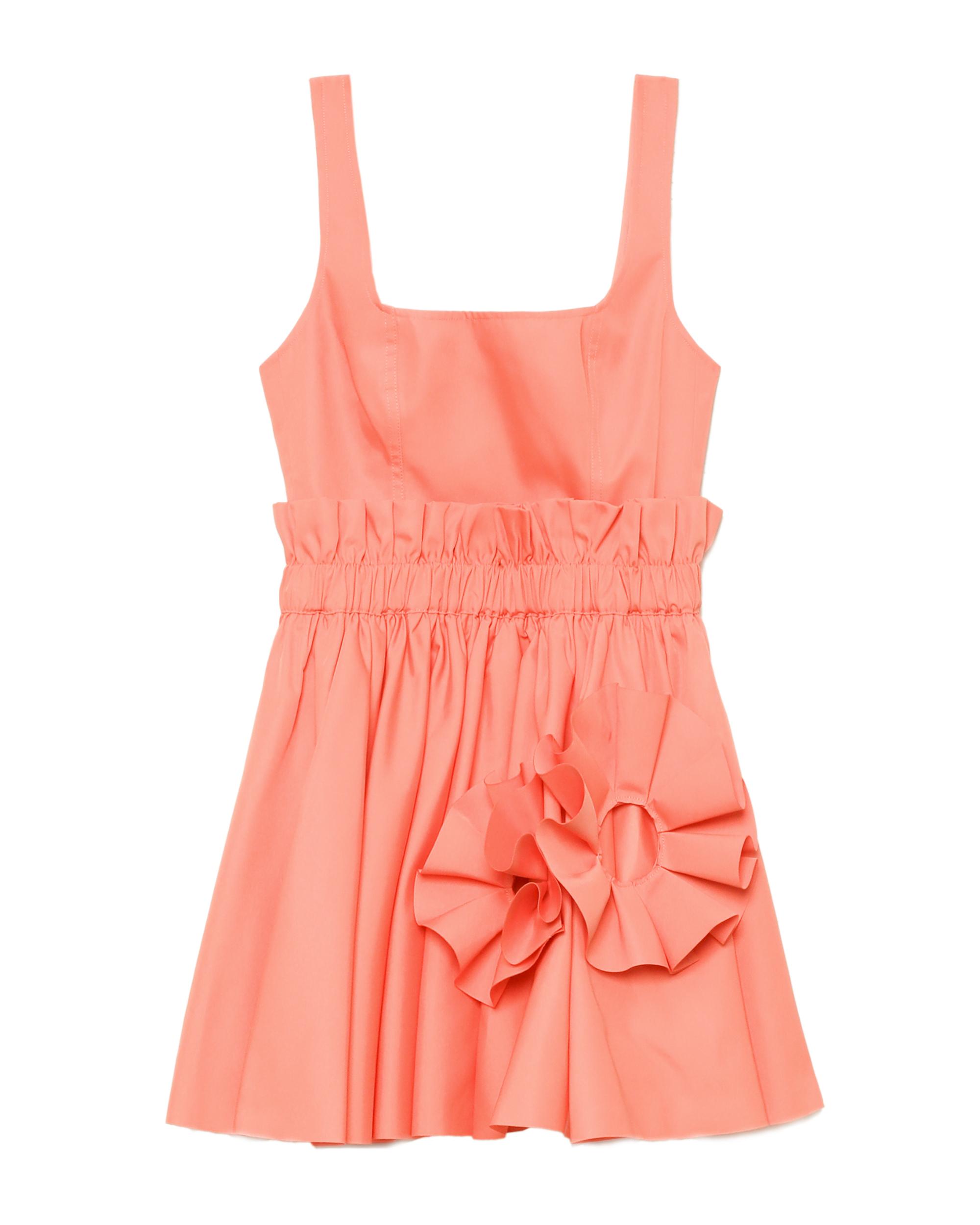 Ruffle flower mini dress by AREA