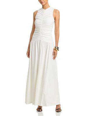 Ella Ruched Jersey Dress by AREA STARS