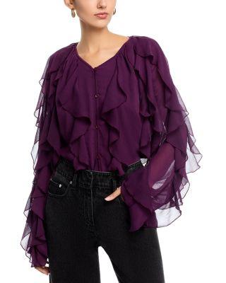 Flyn Ruffle Blouse by AREA STARS