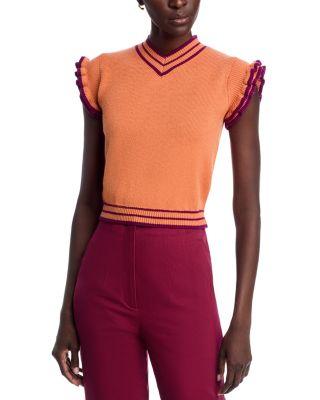 Trim Knit Top by AREA STARS