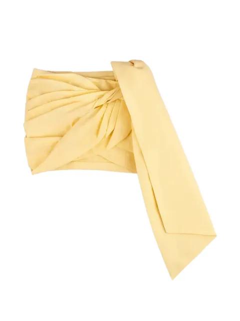Taffeta knot mini skirt by AREA
