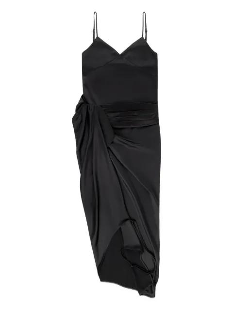 Tuxedo  V-neck midi dress by AREA