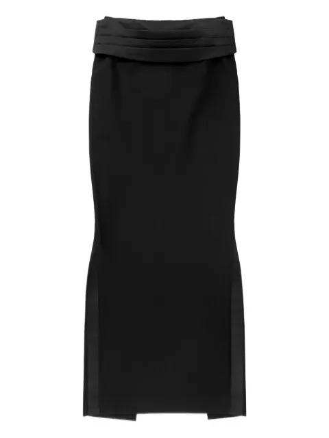 column maxi skirt by AREA
