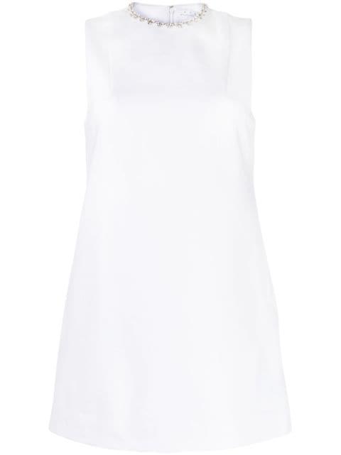 crystal-embellished heart mini dress by AREA