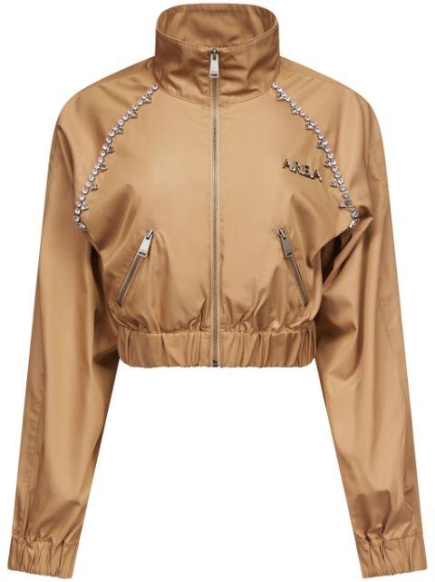 crystal-embellished jacket by AREA