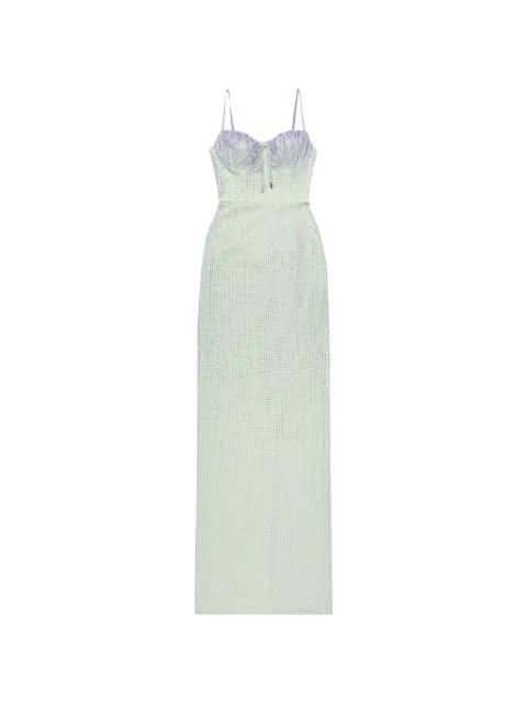 crystal-embellished maxi dress by AREA