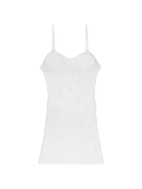 crystal-embellished mini dress by AREA