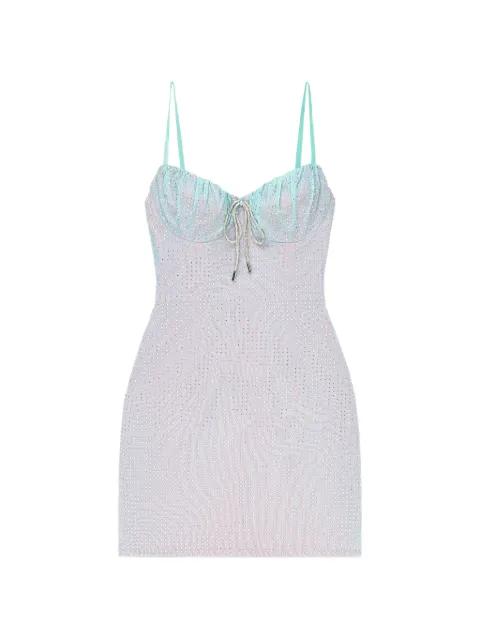 crystal-embellished mini dress by AREA