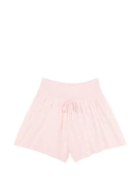 crystal-embellished shorts by AREA