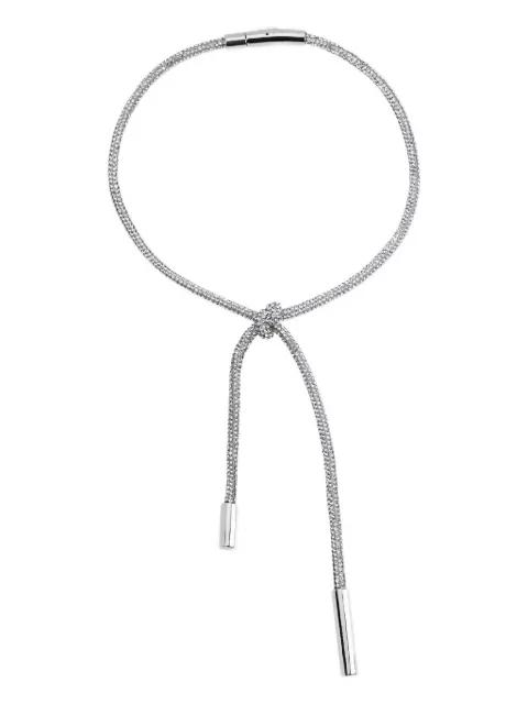 crystal-knot necklace by AREA