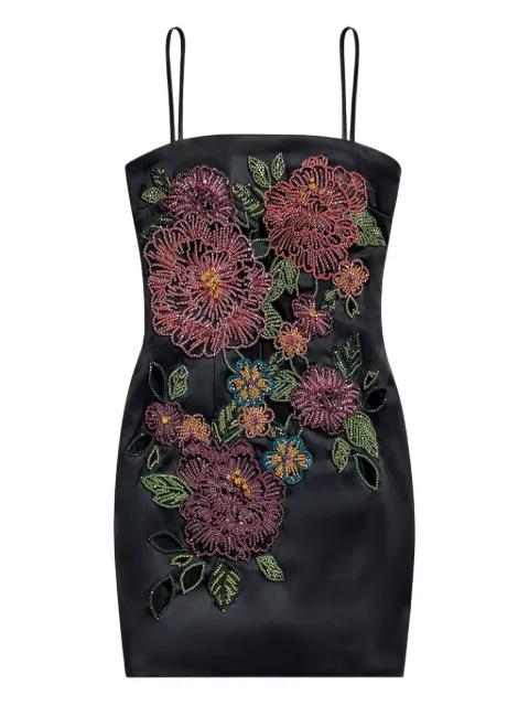 embroidered mini dress by AREA