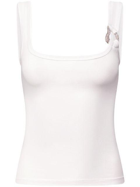 ring-detail tank top by AREA