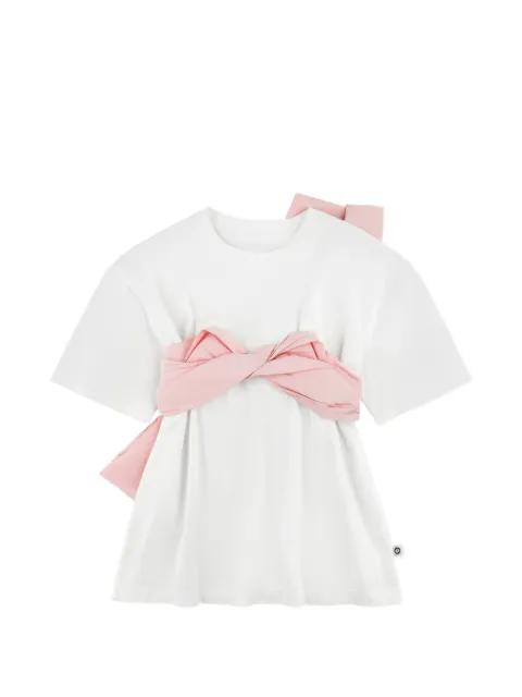 taffeta-knot T-shirt by AREA
