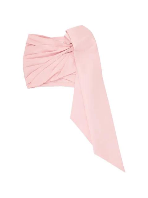 taffeta knot skirt by AREA