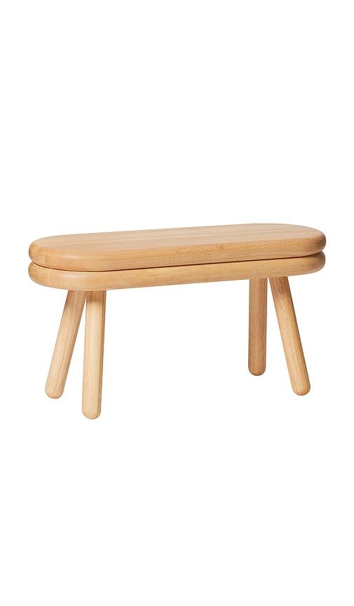 Areaware Pluma Bench in Neutral by AREAWARE