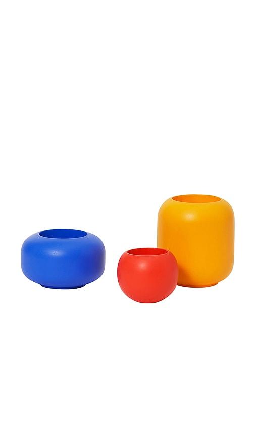 Areaware Stack Container in Orange by AREAWARE