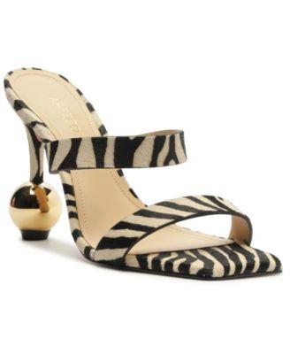 Women's Gianna High Geometric Slip-On Sandals by AREZZO Women's Gianna High Geometric Slip-On Sandals by AREZZO