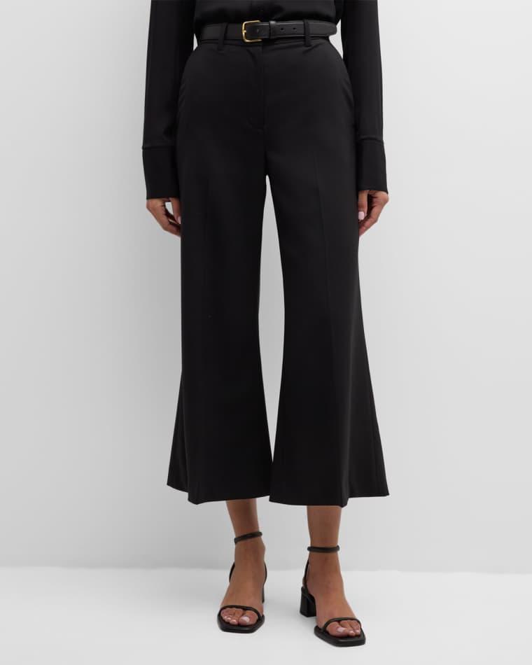 Cropped Wide-Leg Seasonless Wool Trousers by ARGENT