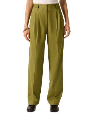 Pleated Tapered Trousers by ARGENT