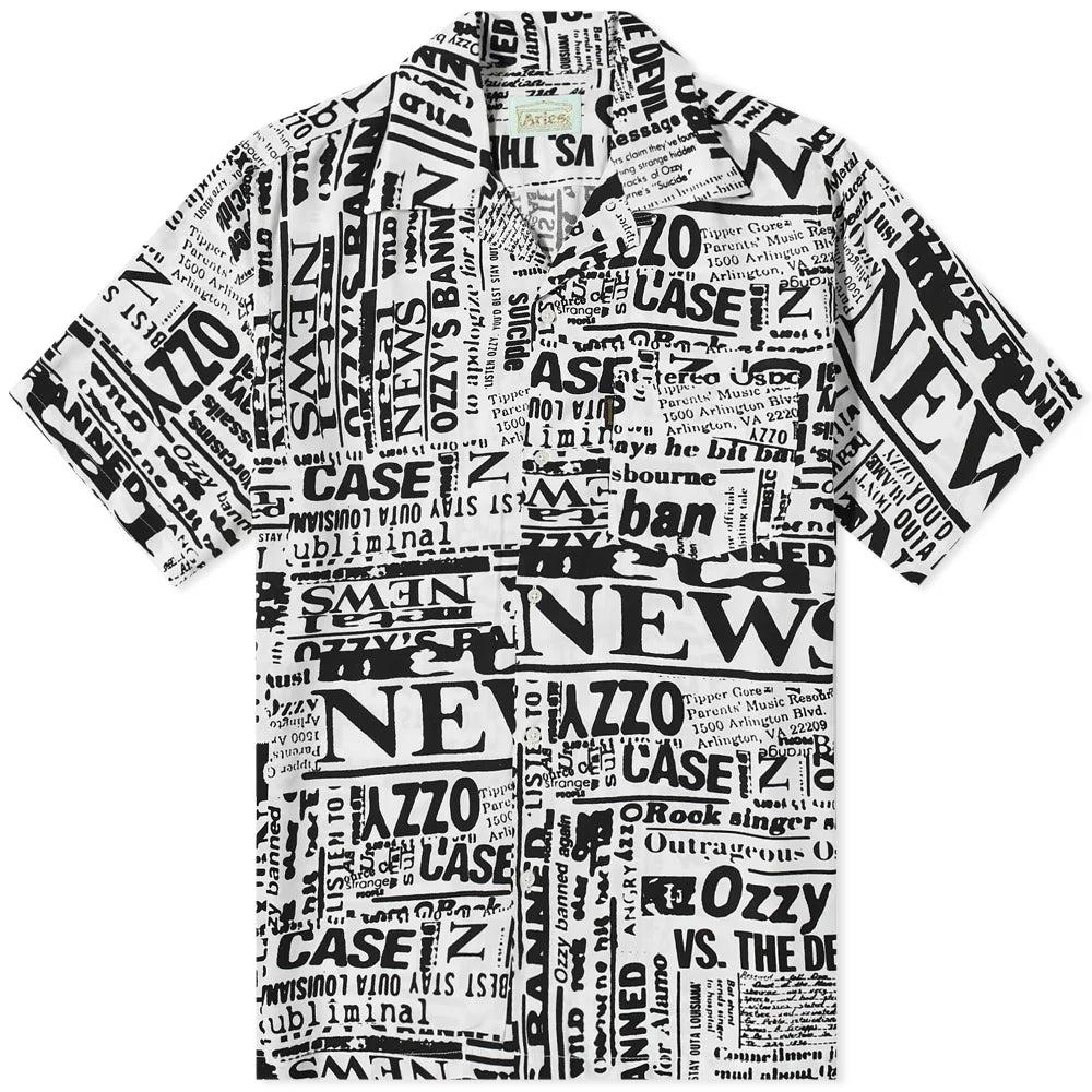 ARIES - Ozzy Hawaiian Shirt - (White) by ARIES