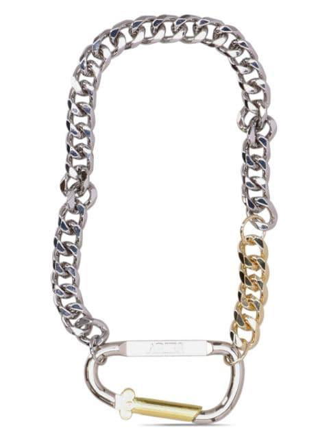 Column Carabiner chunky necklace by ARIES