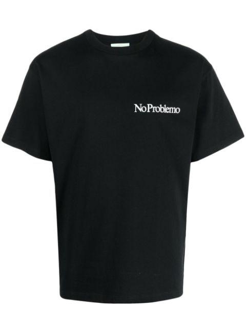 No Problemo print cotton T-shirt by ARIES