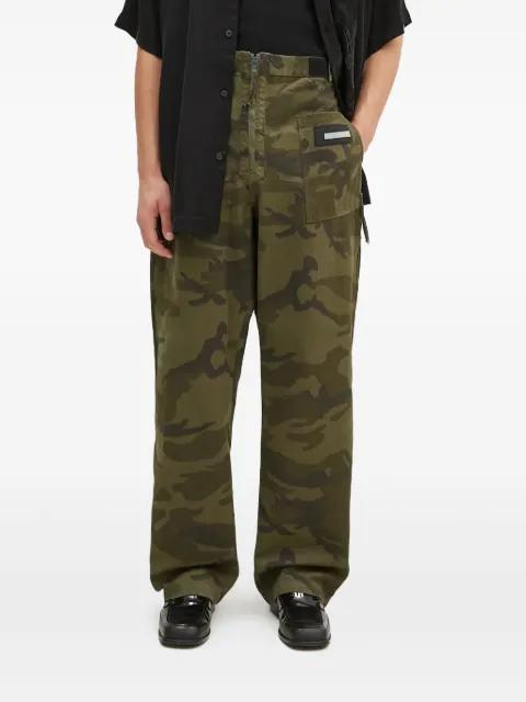 camouflage trousers by ARIES