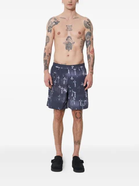 cross-print swim shorts by ARIES
