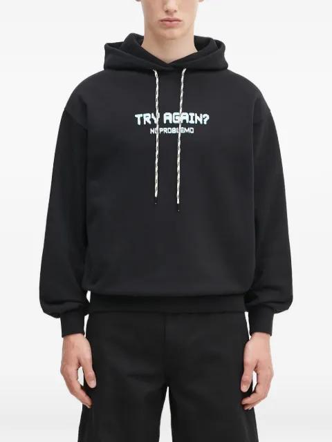 drawstring graphic-print hoodie by ARIES