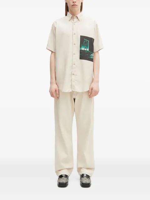 graphic-print short-sleeve shirt by ARIES