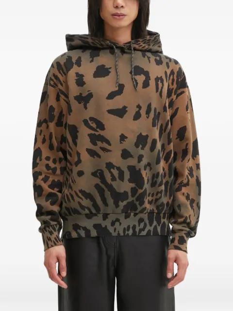 leopard-print hoodie by ARIES