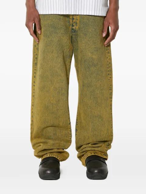 logo-embroidered denim jeans by ARIES