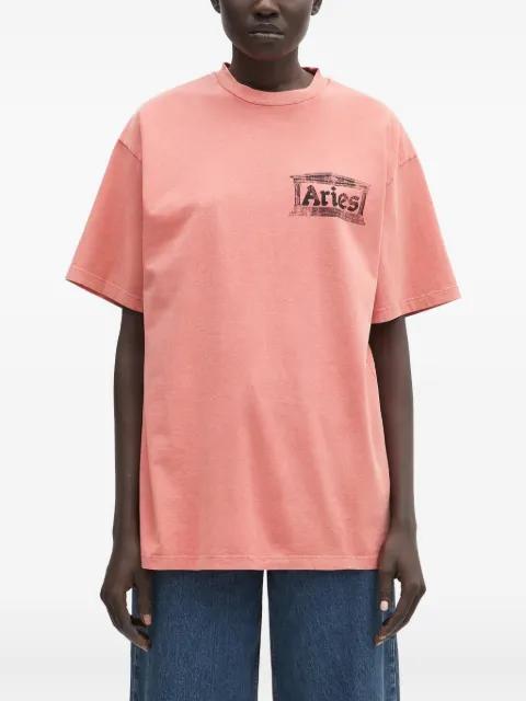 logo-print t-shirt by ARIES