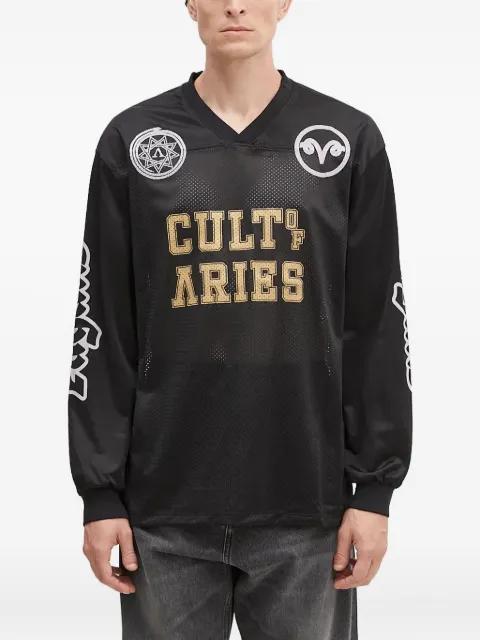 mesh-panel long-sleeve jersey by ARIES