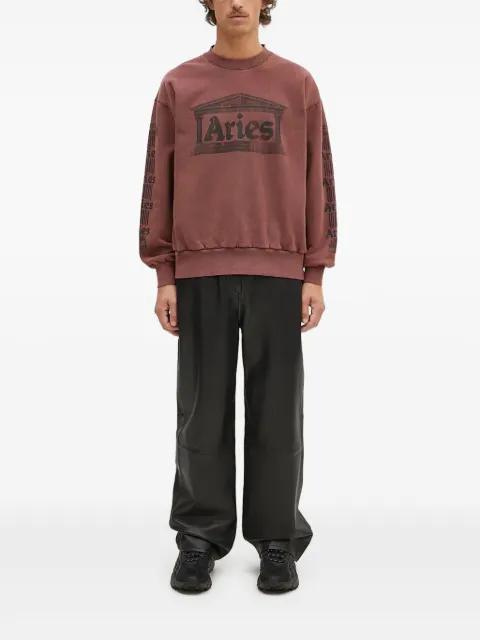 temple-print sweatshirt by ARIES