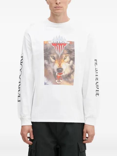 wolf-print long-sleeve T-shirt by ARIES