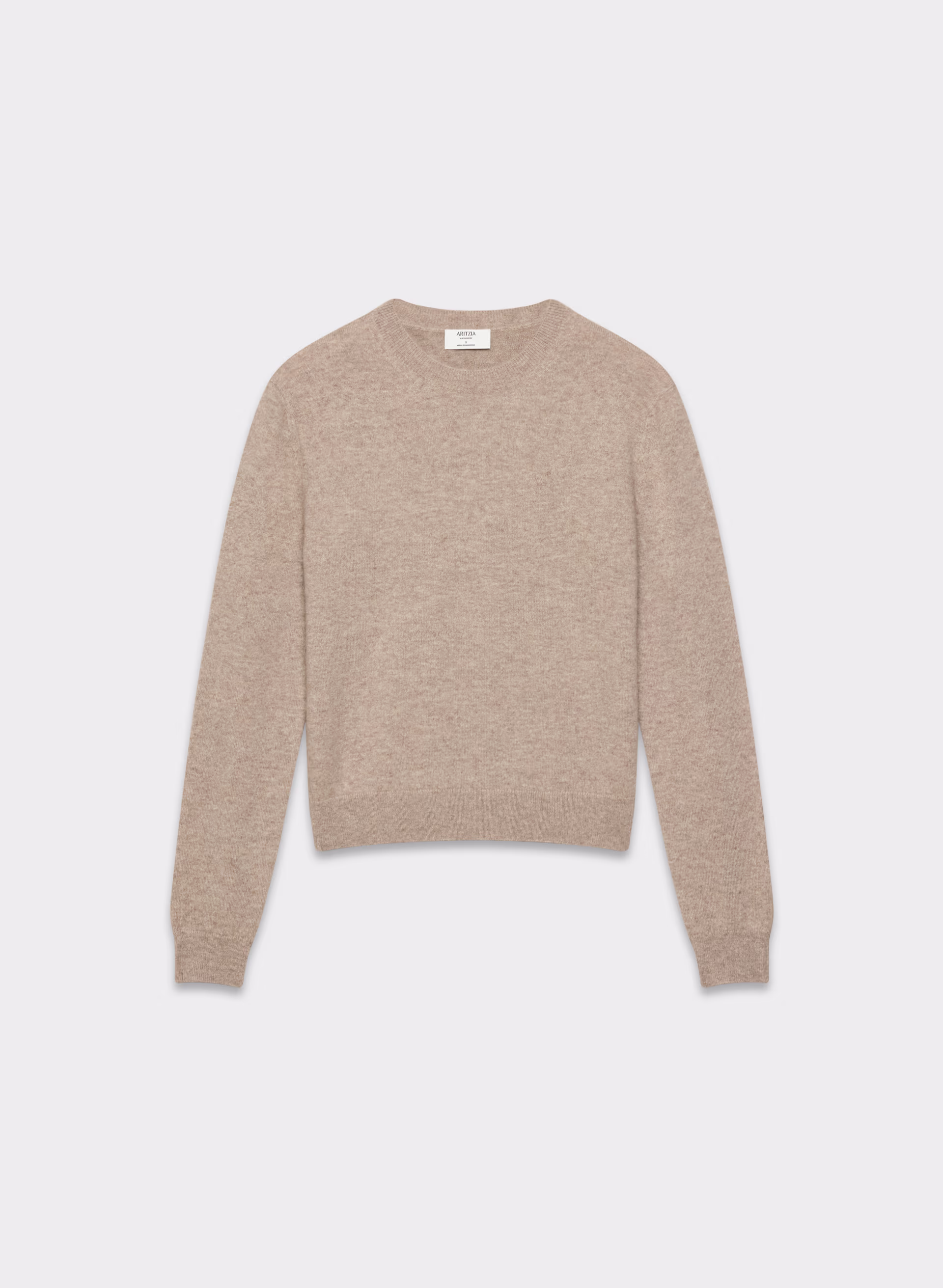 BARE CASHMERE CREW SWEATER by ARITZIA