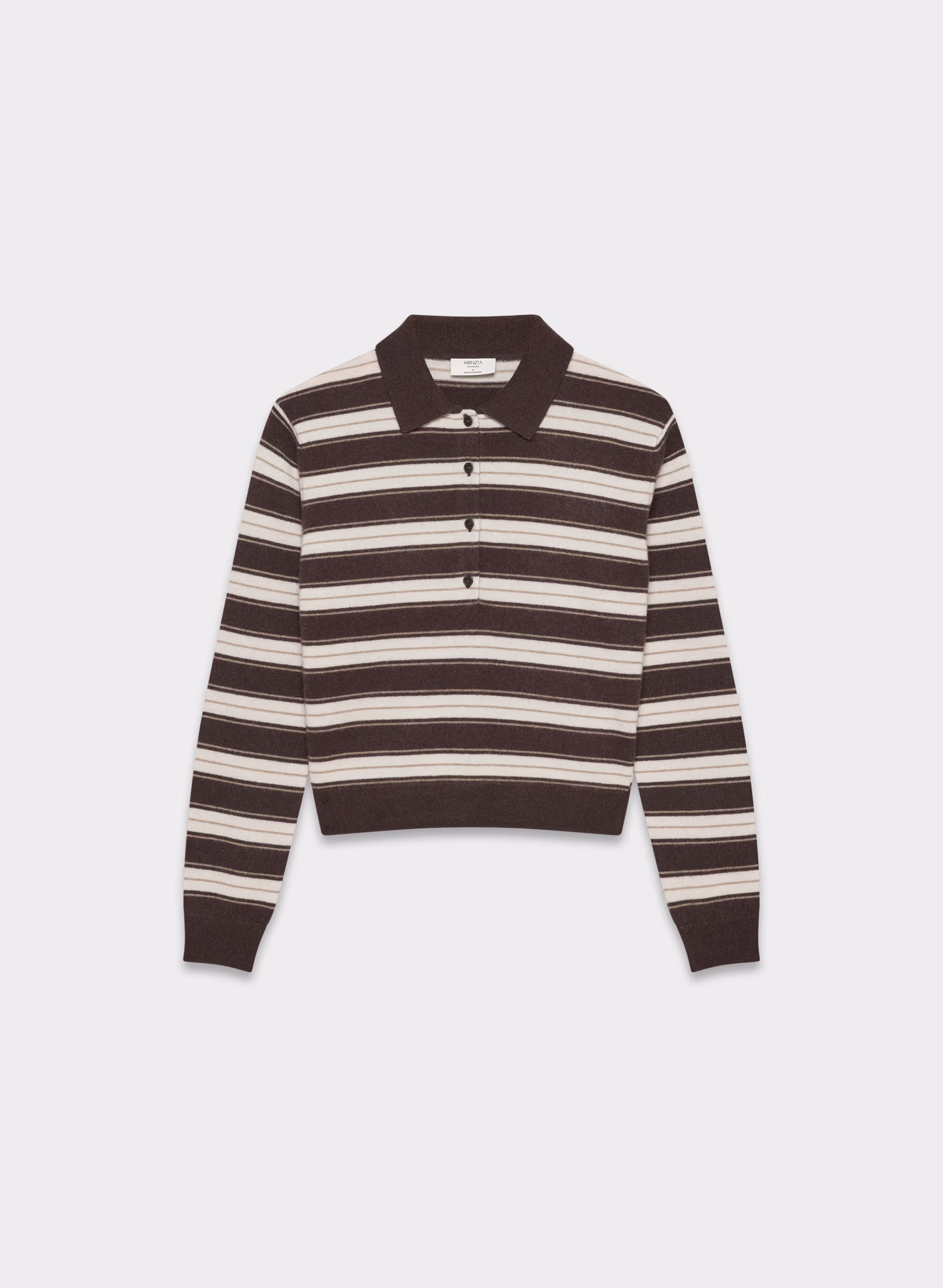 BARE CASHMERE PROVENANCE POLO SWEATER by ARITZIA BARE CASHMERE PROVENANCE POLO SWEATER by ARITZIA