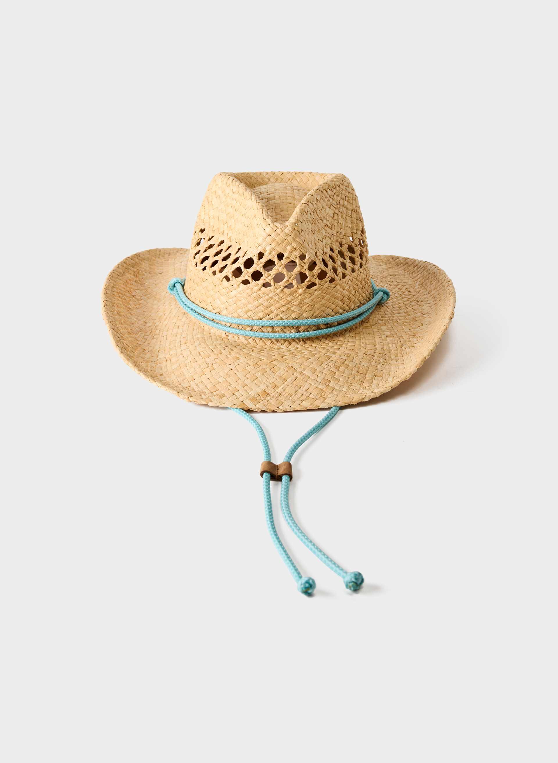 BASK RAFFIA STRAP COWBOY HAT by ARITZIA